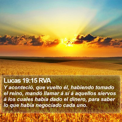 Lucas 19:15 RVA Bible Verse Image