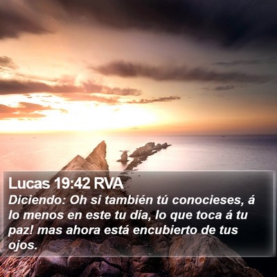 Lucas 19:42 RVA Bible Verse Image