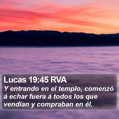 Lucas 19:45 RVA Bible Verse Image