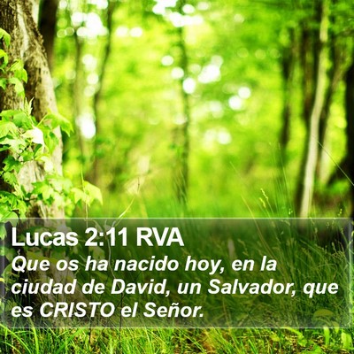 Lucas 2:11 RVA Bible Verse Image