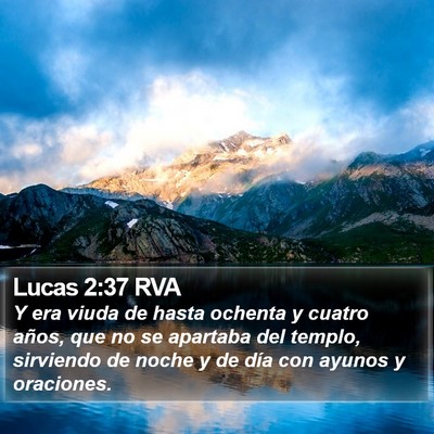 Lucas 2:37 RVA Bible Verse Image
