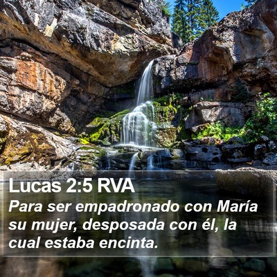 Lucas 2:5 RVA Bible Verse Image
