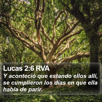 Lucas 2:6 RVA Bible Verse Image