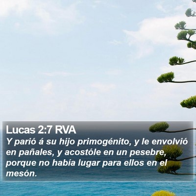 Lucas 2:7 RVA Bible Verse Image