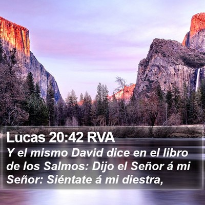 Lucas 20:42 RVA Bible Verse Image