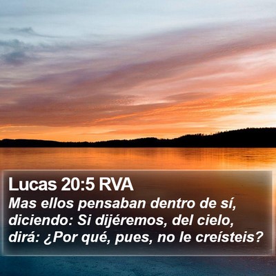 Lucas 20:5 RVA Bible Verse Image