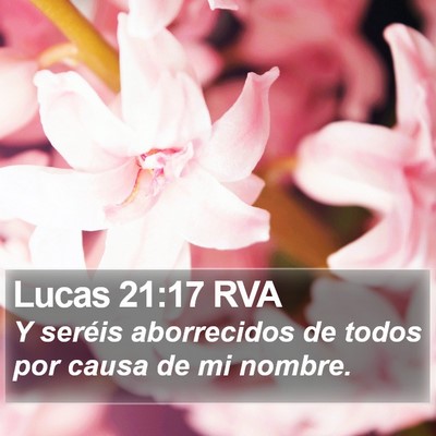 Lucas 21:17 RVA Bible Verse Image