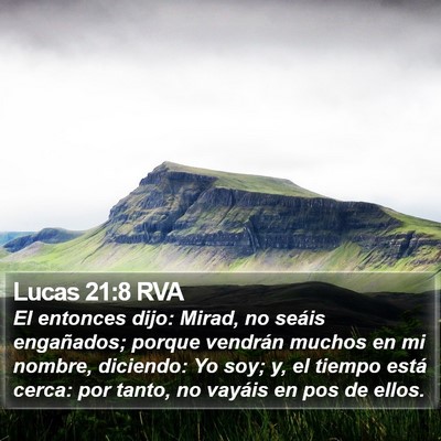 Lucas 21:8 RVA Bible Verse Image