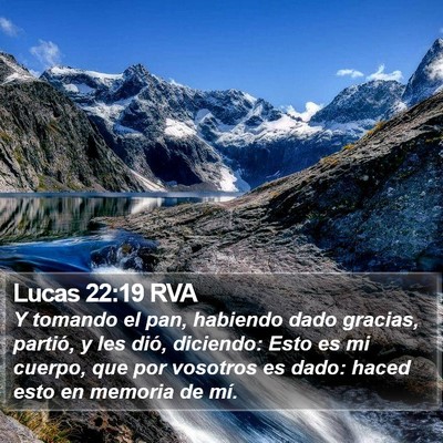 Lucas 22:19 RVA Bible Verse Image