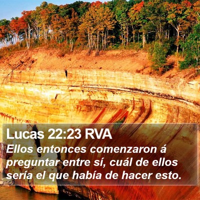 Lucas 22:23 RVA Bible Verse Image