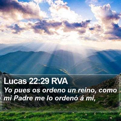 Lucas 22:29 RVA Bible Verse Image