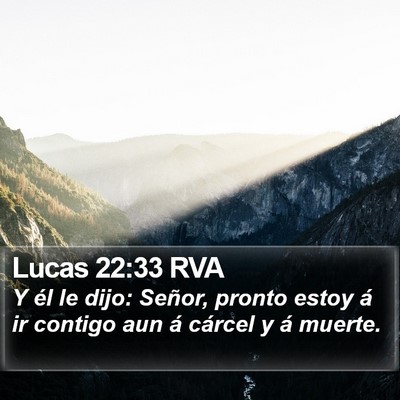 Lucas 22:33 RVA Bible Verse Image