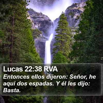 Lucas 22:38 RVA Bible Verse Image