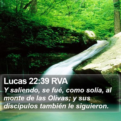 Lucas 22:39 RVA Bible Verse Image
