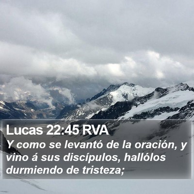 Lucas 22:45 RVA Bible Verse Image
