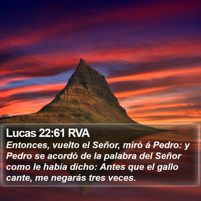 Lucas 22:61 RVA Bible Verse Image