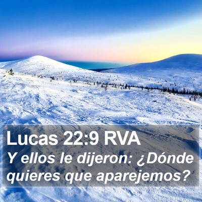 Lucas 22:9 RVA Bible Verse Image