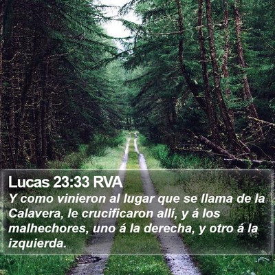 Lucas 23:33 RVA Bible Verse Image