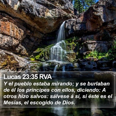 Lucas 23:35 RVA Bible Verse Image