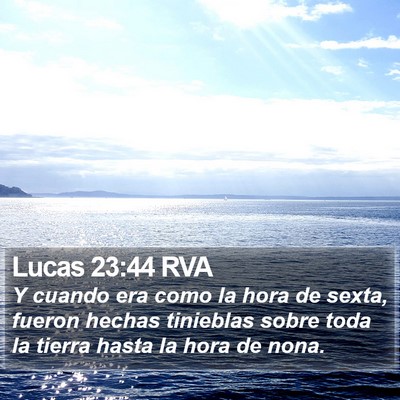Lucas 23:44 RVA Bible Verse Image