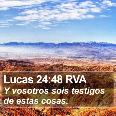 Lucas 24:48 RVA Bible Verse Image