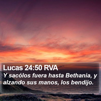 Lucas 24:50 RVA Bible Verse Image