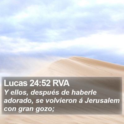 Lucas 24:52 RVA Bible Verse Image