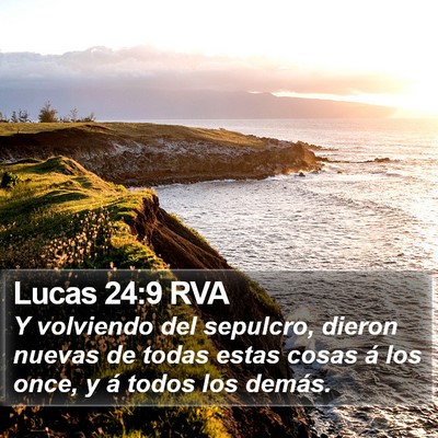 Lucas 24:9 RVA Bible Verse Image