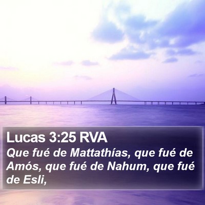 Lucas 3:25 RVA Bible Verse Image