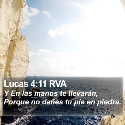 Lucas 4:11 RVA Bible Verse Image