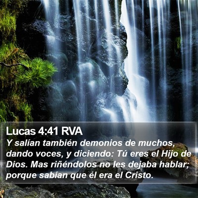 Lucas 4:41 RVA Bible Verse Image