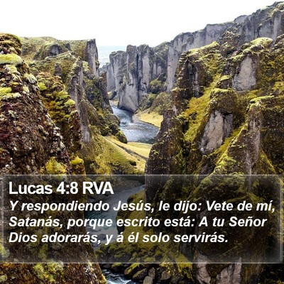 Lucas 4:8 RVA Bible Verse Image