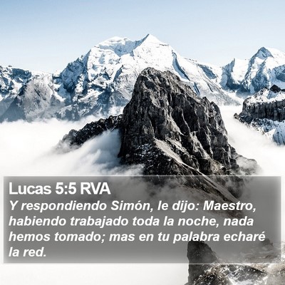 Lucas 5:5 RVA Bible Verse Image