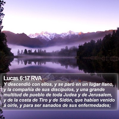 Lucas 6:17 RVA Bible Verse Image
