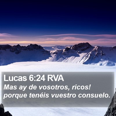 Lucas 6:24 RVA Bible Verse Image