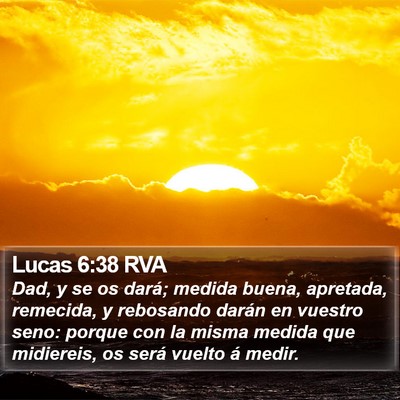 Lucas 6:38 RVA Bible Verse Image