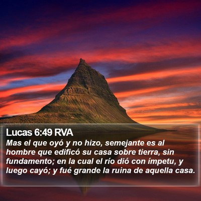 Lucas 6:49 RVA Bible Verse Image