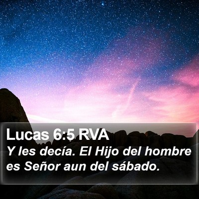 Lucas 6:5 RVA Bible Verse Image