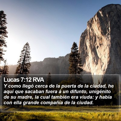 Lucas 7:12 RVA Bible Verse Image