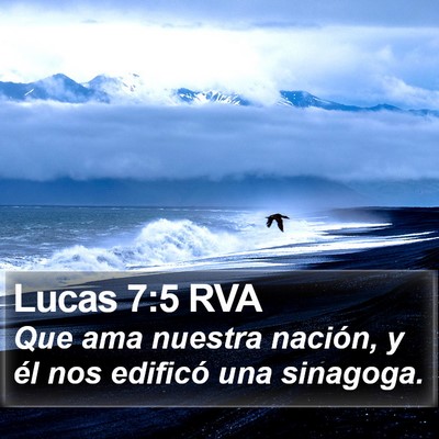 Lucas 7:5 RVA Bible Verse Image