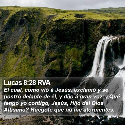 Lucas 8:28 RVA Bible Verse Image