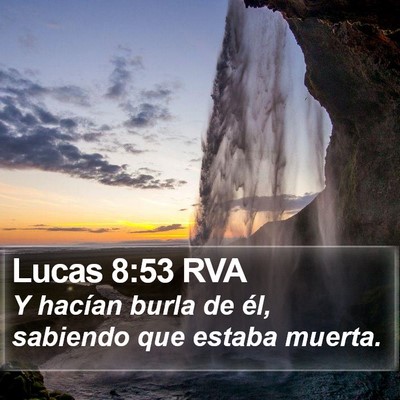 Lucas 8:53 RVA Bible Verse Image