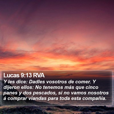 Lucas 9:13 RVA Bible Verse Image