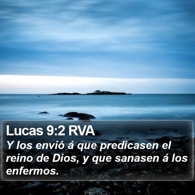 Lucas 9:2 RVA Bible Verse Image