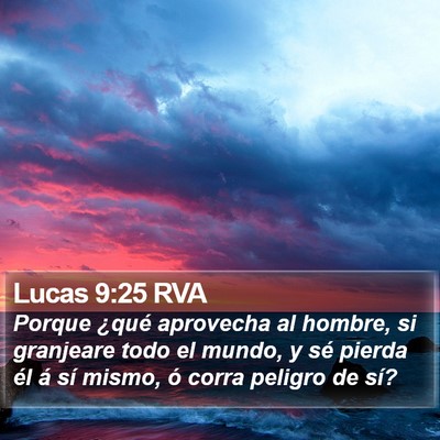 Lucas 9:25 RVA Bible Verse Image