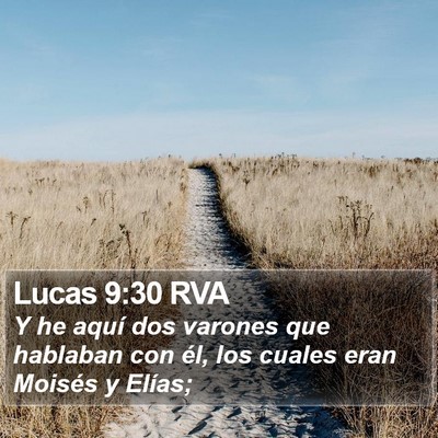 Lucas 9:30 RVA Bible Verse Image