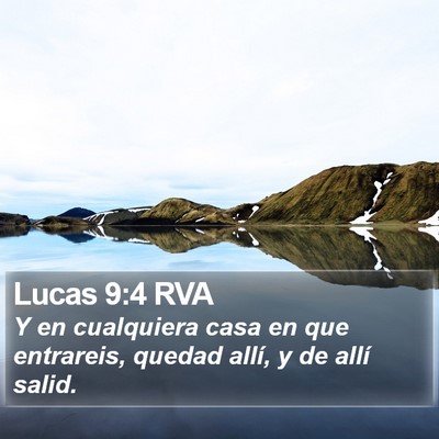 Lucas 9:4 RVA Bible Verse Image