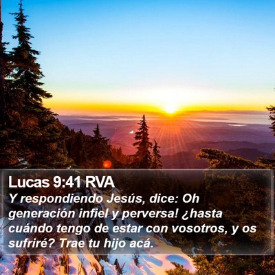 Lucas 9:41 RVA Bible Verse Image