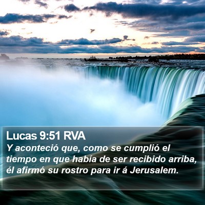 Lucas 9:51 RVA Bible Verse Image