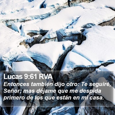 Lucas 9:61 RVA Bible Verse Image